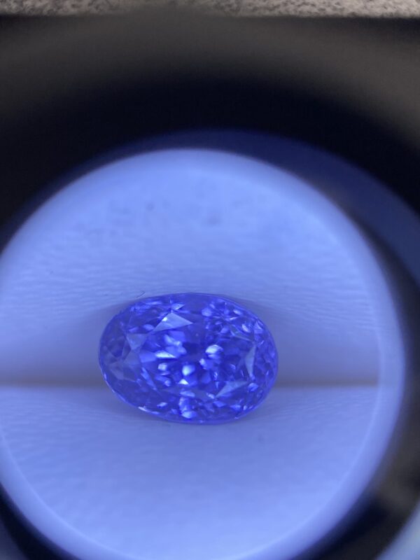 Violet Sapphire 1.24 Carat